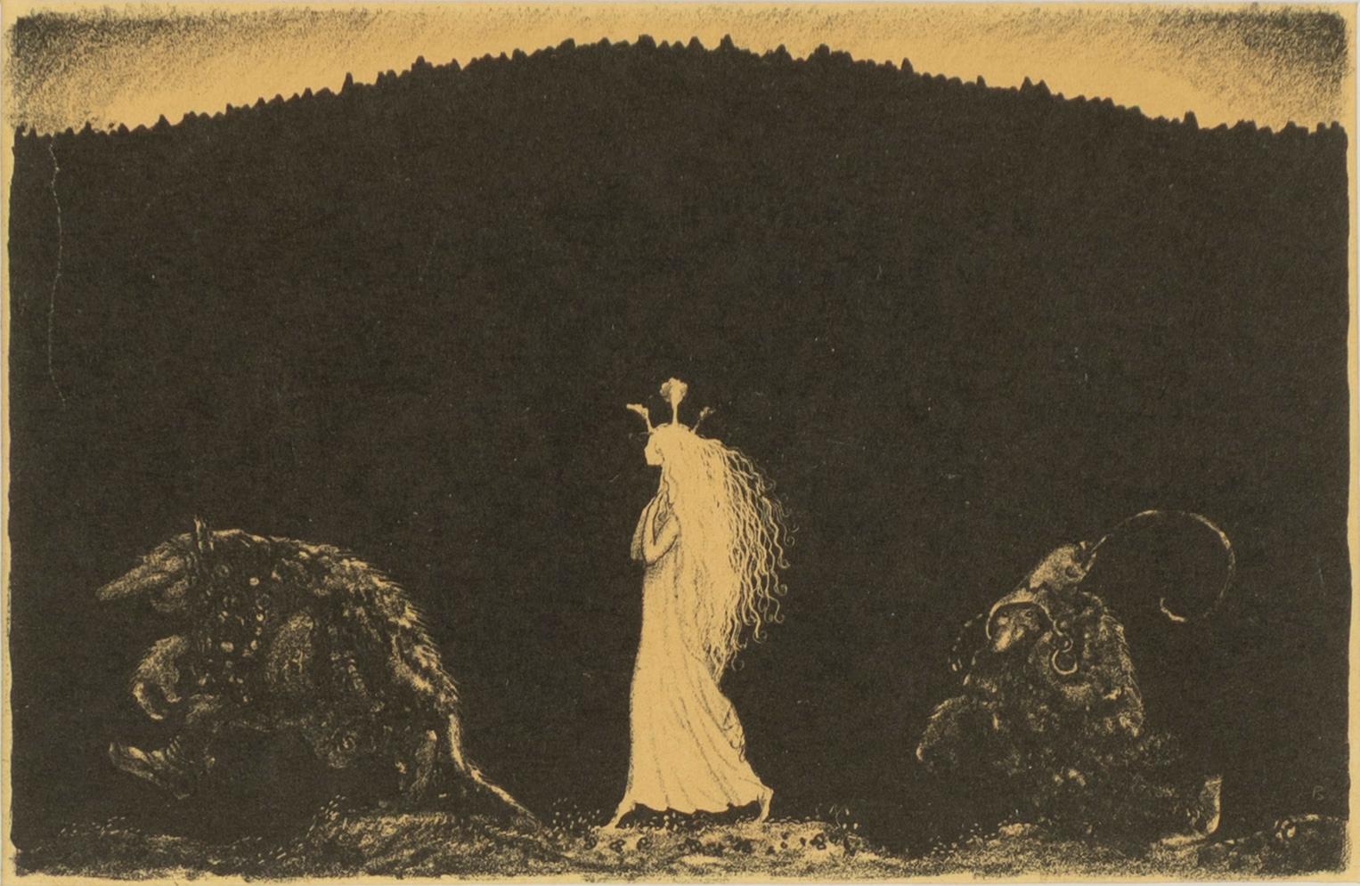 John Bauer, "Trollens Styfdotter".