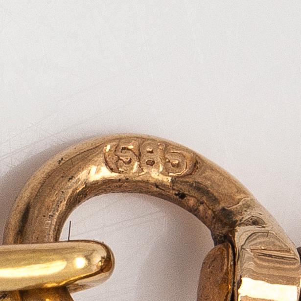 Taskukello, 42 mm, 14K kultaa, ankkurikäynti, Tillander.
