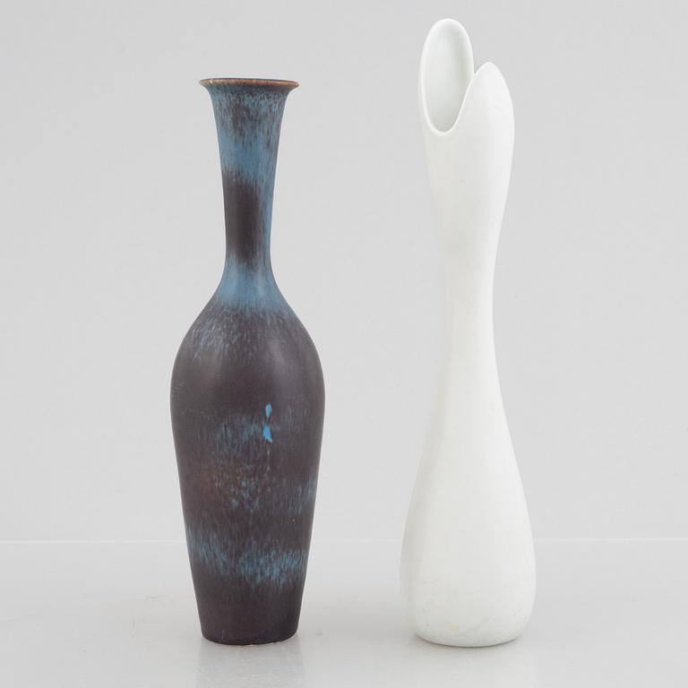 Gunnar Nylund, two vases, including 'Caolina', Rörstrand.