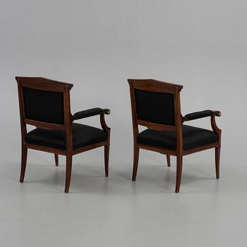 KARMSTOLAR, empirestil, 1900-talets början.