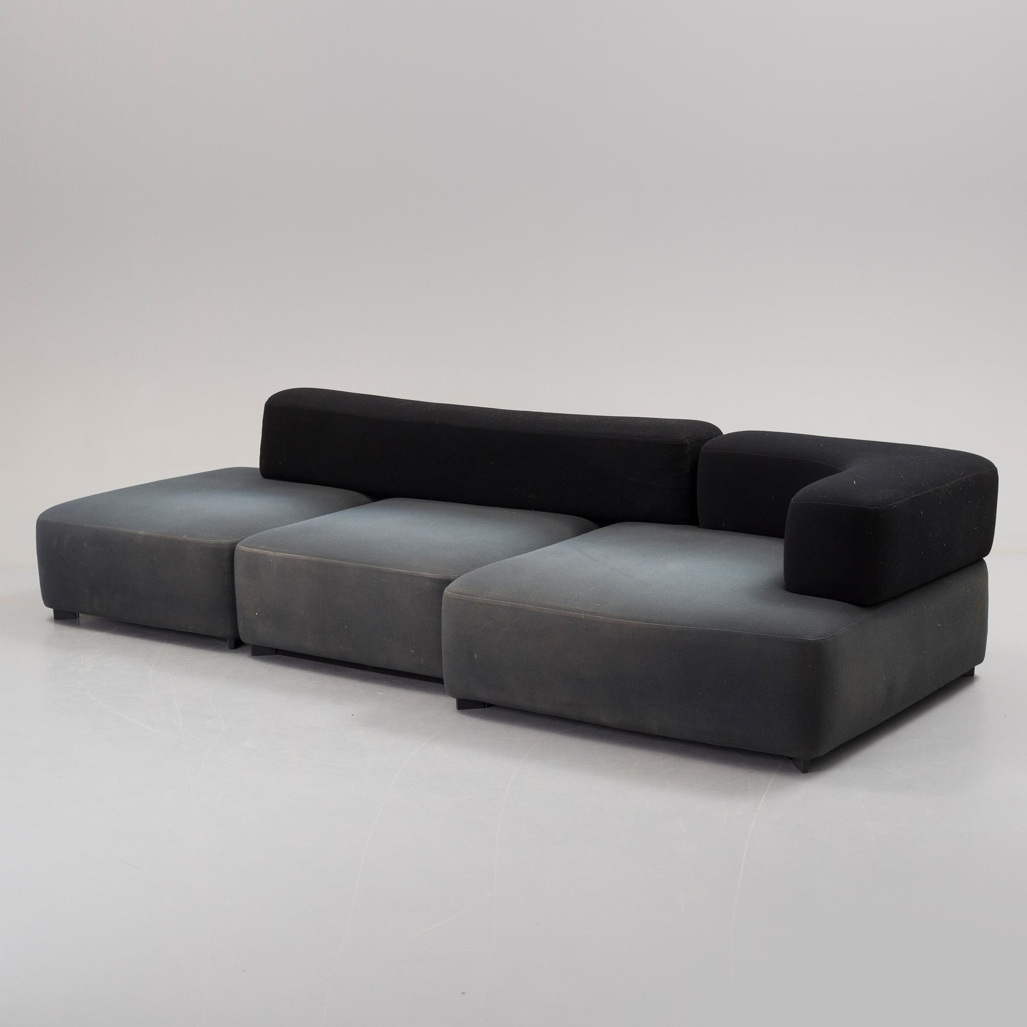 a 3 part "Alphabet" sofa by Piero Lissoni for Fritz Hansen.