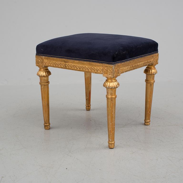 A Gustavian Stool from the late 18th century.