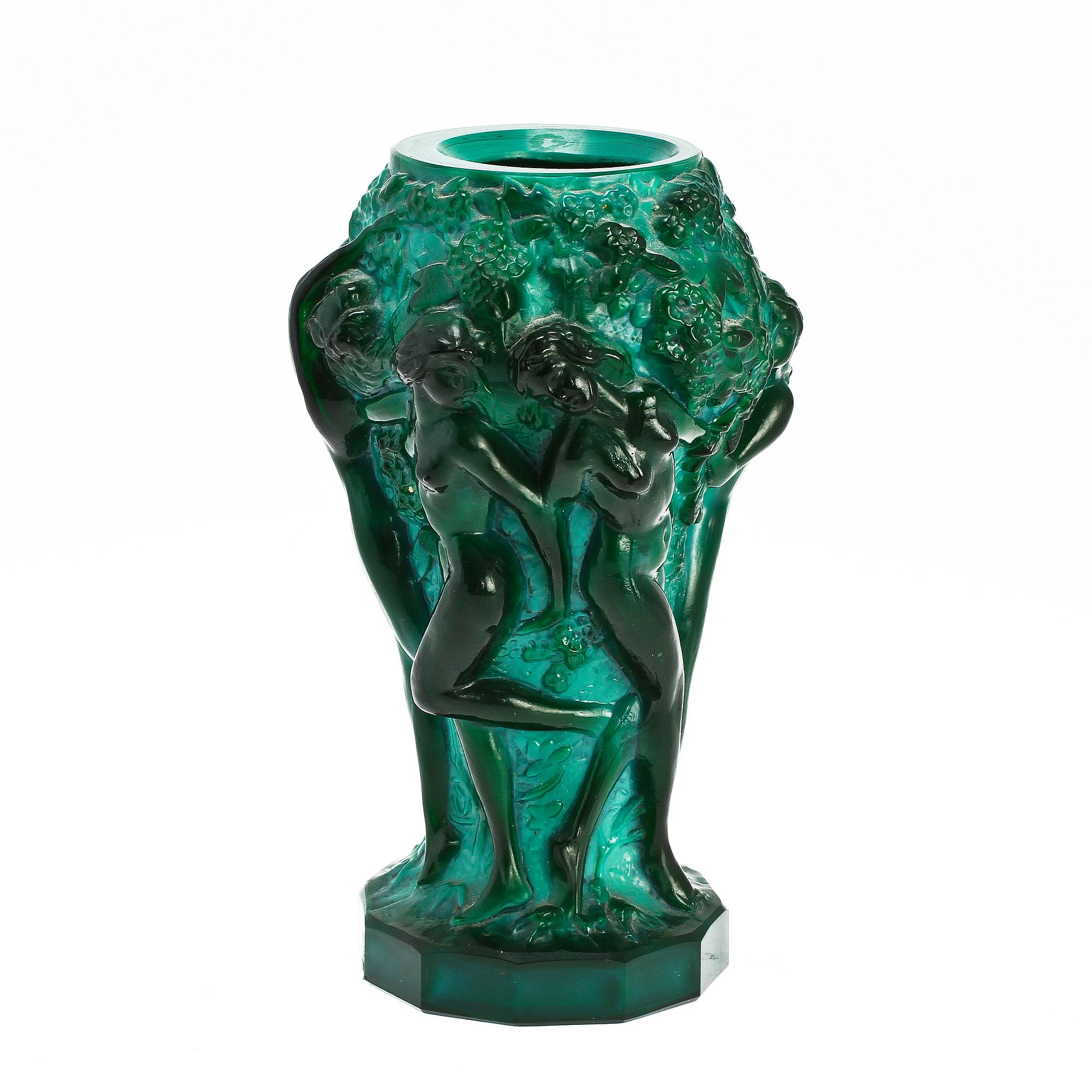 VASER, 3 st, samt FAT, sten, art deco, 1900-talets första kvartal.