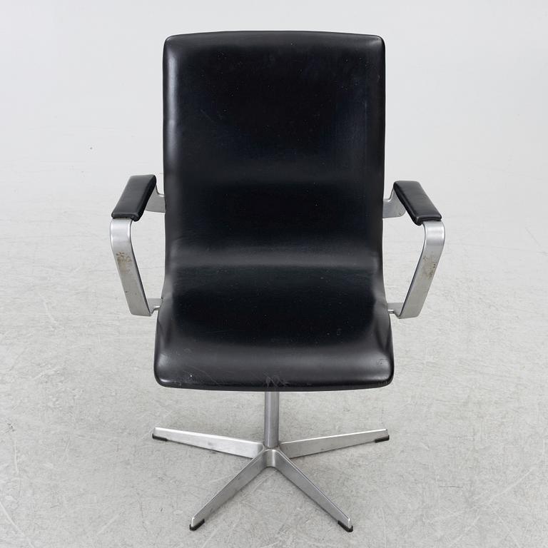 Arne Jacobsen, an 'Oxford' chair, Fritz Hansen, Denmark, 1969.
