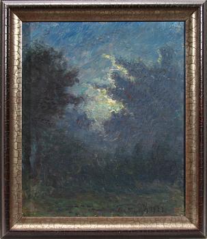 Erik Tryggelin · ERIK TRYGGELIN, olja på duk, sign o dat 7/8 1922.