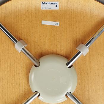 Arne Jacobsen, stolar, 6 st, "Sjuan", Fritz Hansen, Danmark.