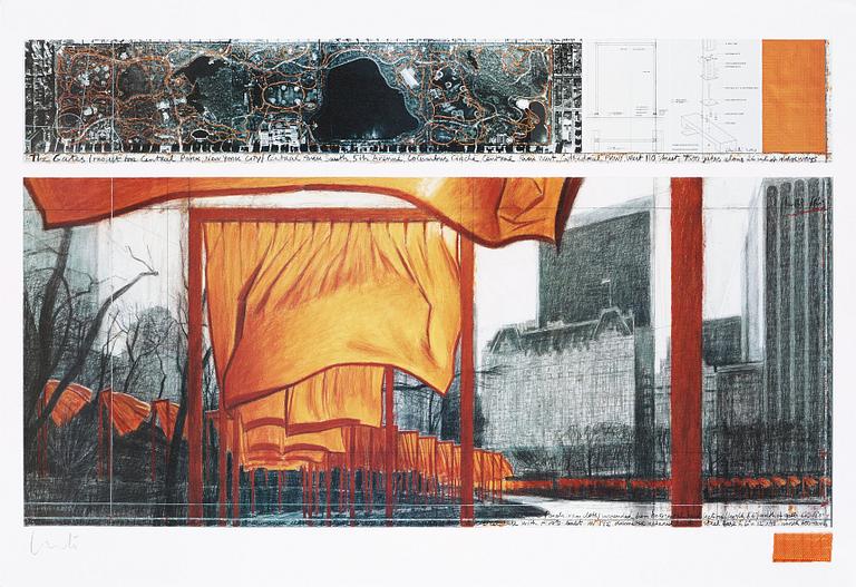 Christo & Jeanne-Claude, "The Gates, Central Park, New York.