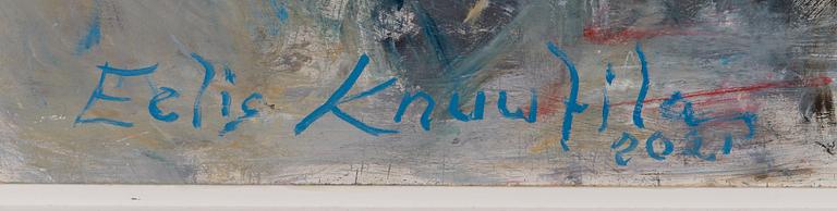 Eelis Knuutila, oil on board, signed and dated 2021.