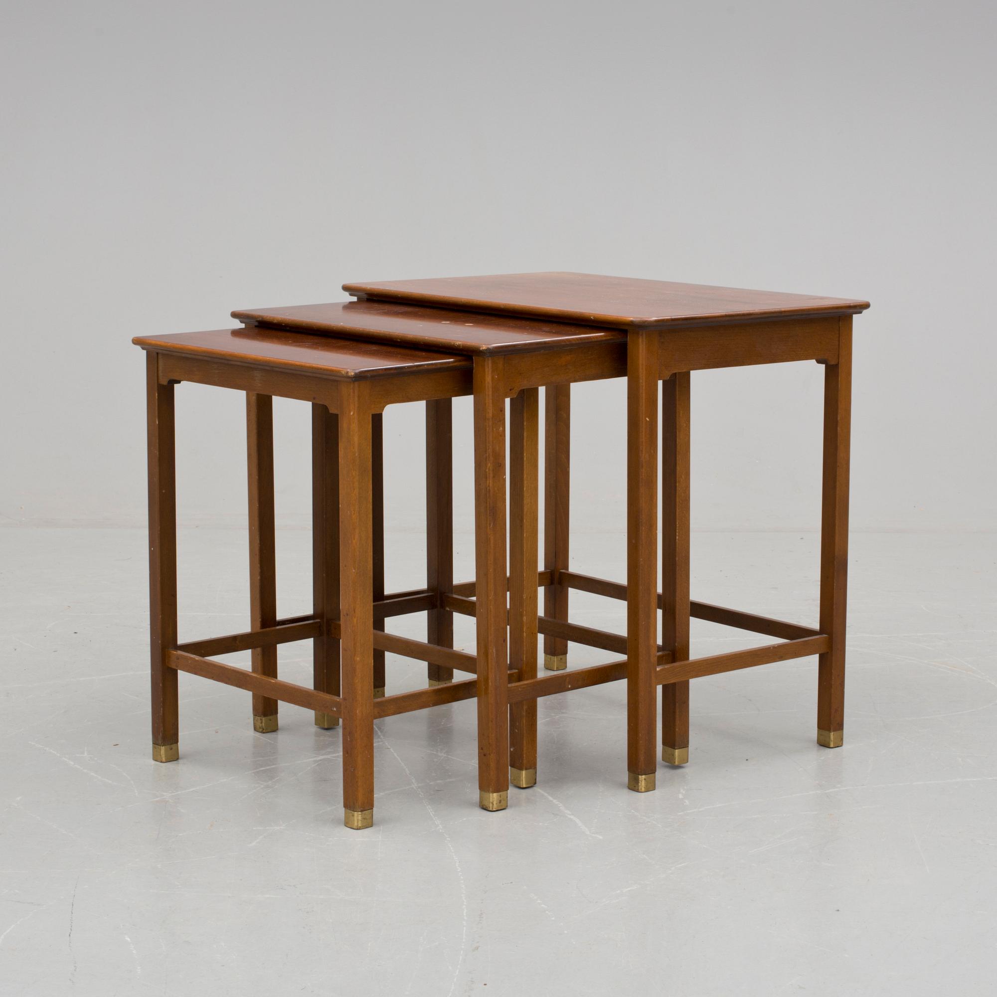 SATSBORD, 3 delar, Nordiska Kompaniet, 1900-talets mitt.