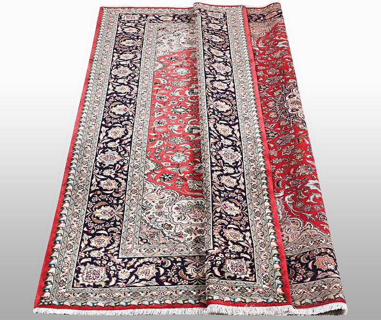 Matta, Täbriz, part silk, 60 Raj, ca 288 x 200 cm.