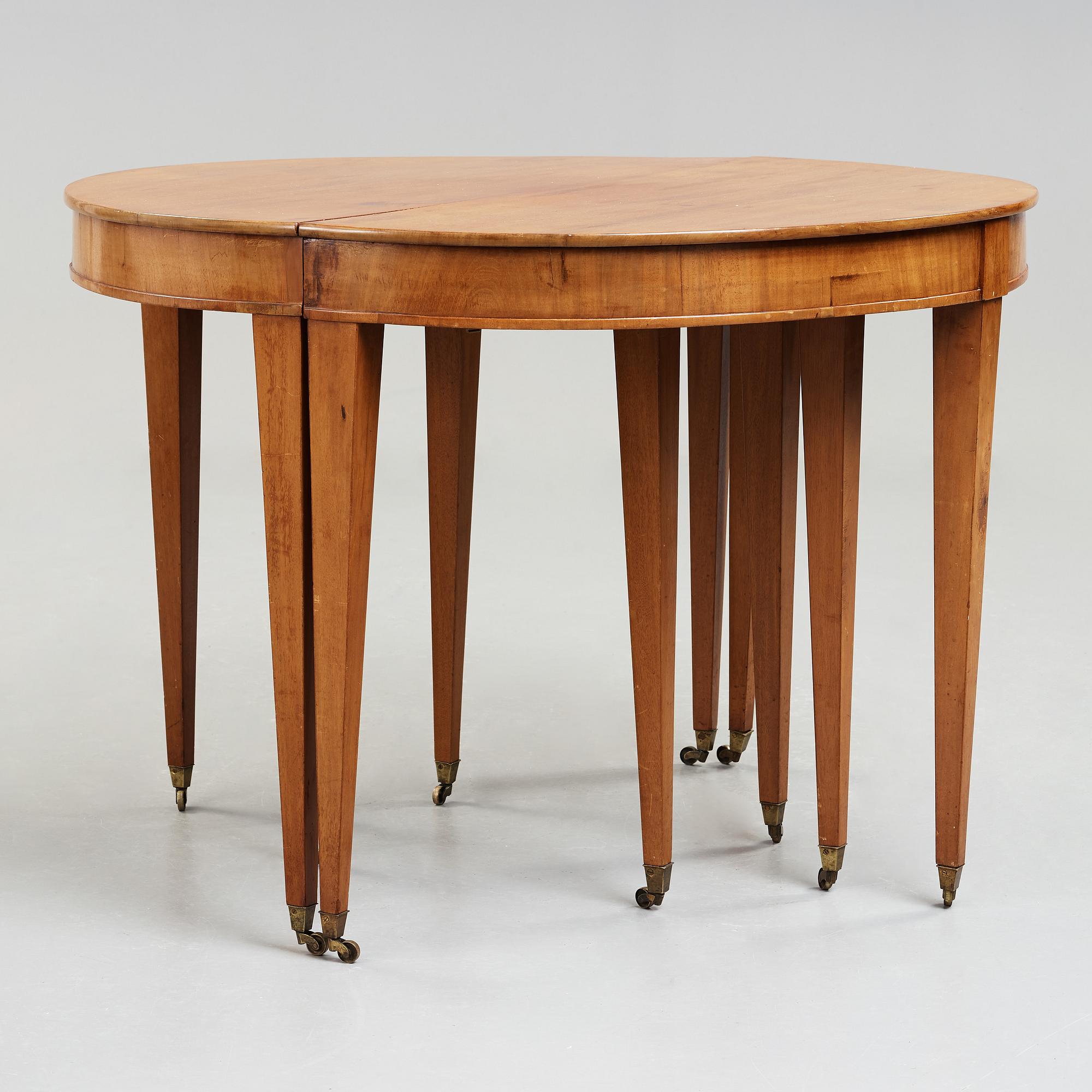 A Swedish 19th century dinner table.