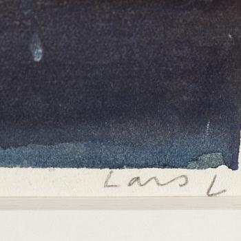 LARS LERIN, akvarell på papper, signerad och daterad 3/1 - 96.