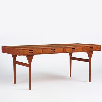Nanna Ditzel, a teak desk, Søren Willadsen, Denmark 1960s.