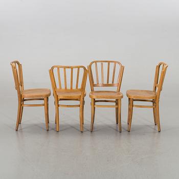 8 chairs by Kocks  Snickerifabriker, Trelleborg from the first half of the 20th century.