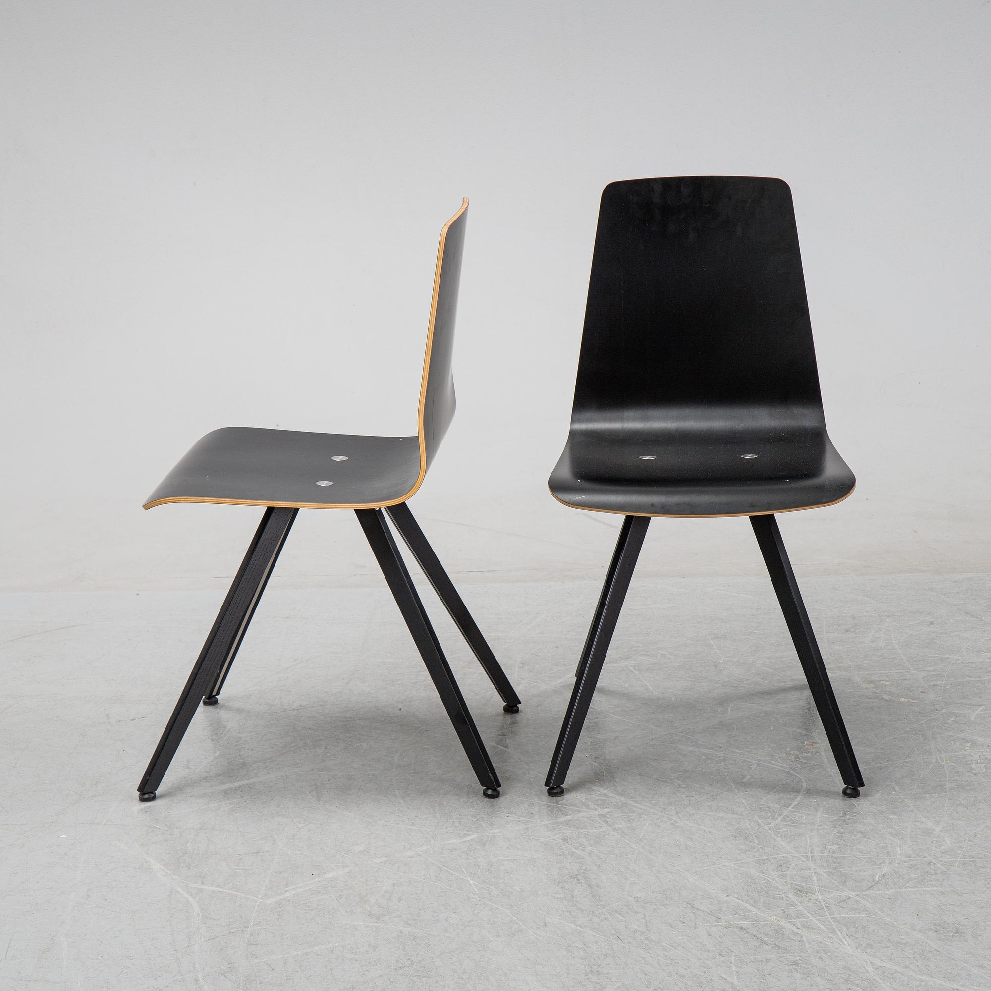 A set of six chairs by Henrik Lehm for Naver Collection.