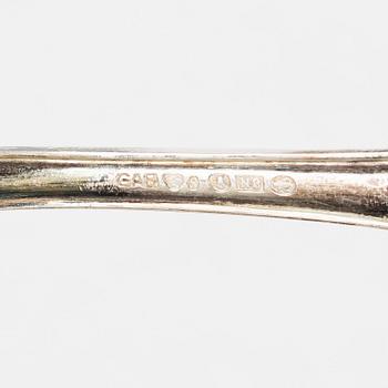 Guldsmedsaktiebolaget (GAB), Cutlery, 23 pcs, silver, including some Stockholm 1951.