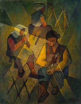 883. Louis Toffoli, "Raccomodeuses de filets".