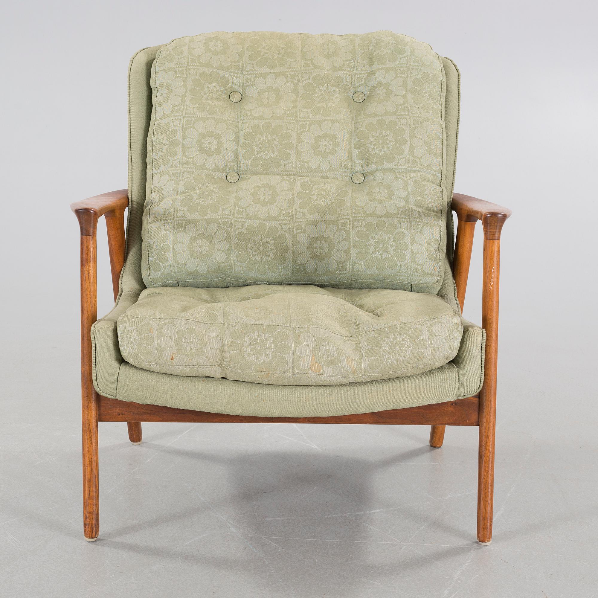 A "Tunis" chair, designed by Inge Andersson approx in 1965 for Bröderna Anderssons Industrier i Ekenässjön AB.