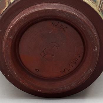 A Wilhelm Kåge 'Farsta' stoneware vase, Gustavsberg Studio 1945.