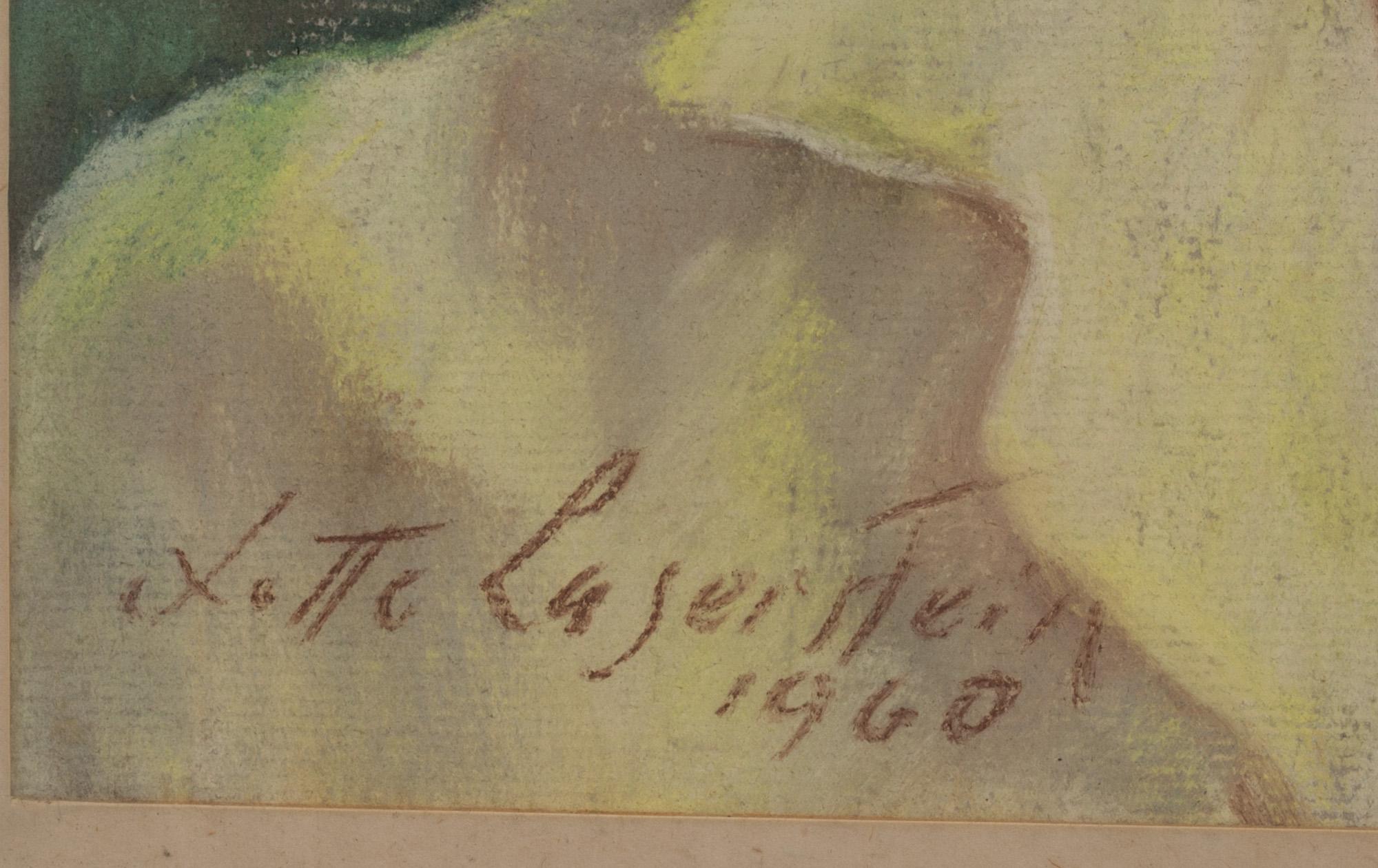 LOTTE LASERSTEIN, pastell. Signerad och daterad 1960.