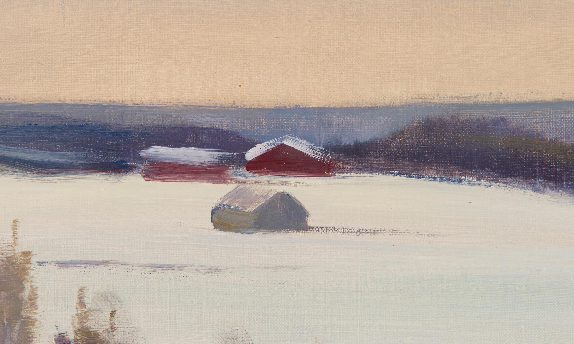 Eero Nelimarkka, Vinterlandskap.