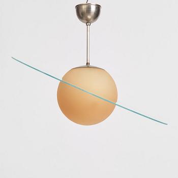 Edward Hald, a ceiling lamp model "HD 711/712", Orrefors, 1930s.