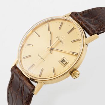 Eterna, wristwatch, 34 mm.
