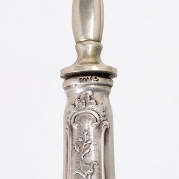 Fiskbestick samt fiskserveringsbestick, 23 delar, silver, Lemor, Tyskland, tidigt 1900-tal.