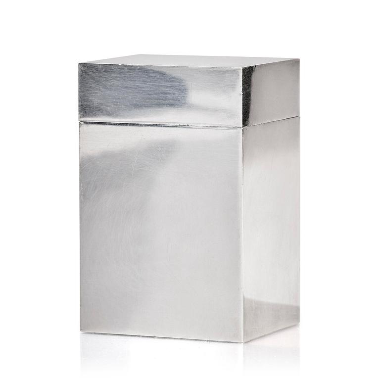 Wiwen Nilsson, a rectangular sterling lidded box, Lund Sweden 1962, reportedly a gift from Wiwen to GAN (Gösta Adrian-Nilsson).