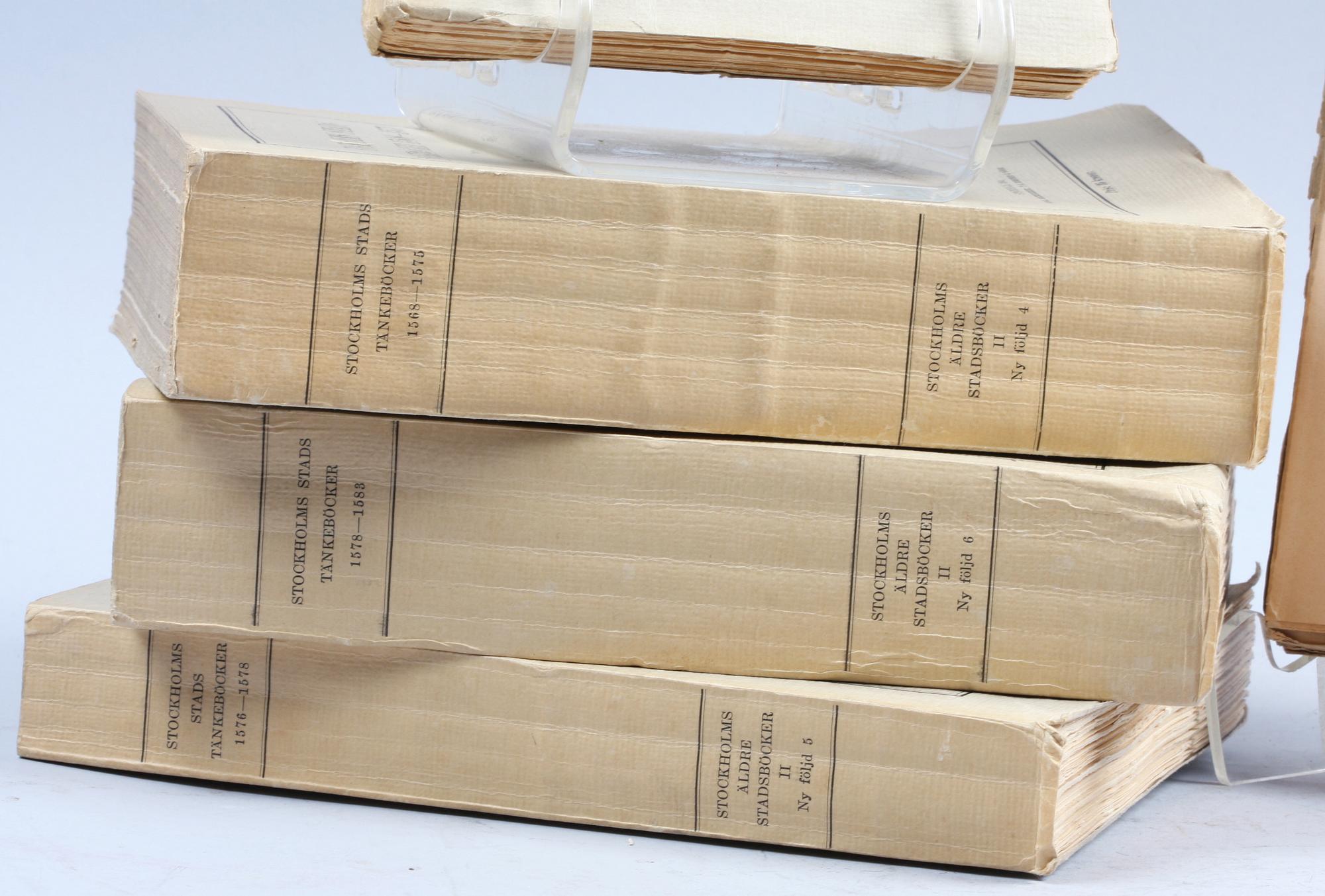 PARTI BÖCKER, STOCKHOLMS STADS TÄNKEBÖCKER.