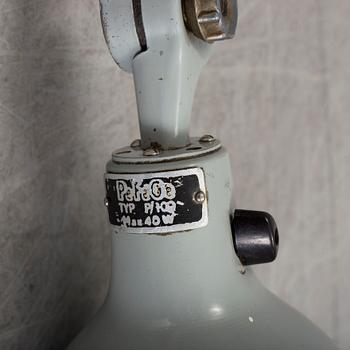 INDUSTRILAMPA, Pefege, EG Eriksson Mekaniska Verstad AB Stockholm, 1900-talets mitt.