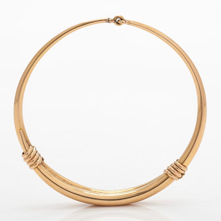 Kalevala koru, rannerengas, 18K kultaa, Helsinki 1947.