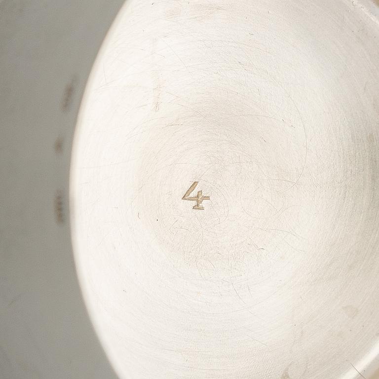 A silver cocktail shaker, Czechoslovakia 1945-1949.