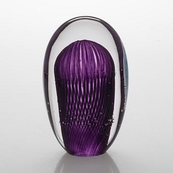 Joonas Laakso, a glass sculpture signed J. Laakso OXIIII.