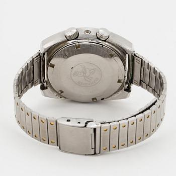 OMEGA, Seamaster, Memomatic (- Swiss Made -), armbandsur, 40 x 38 (43) mm.