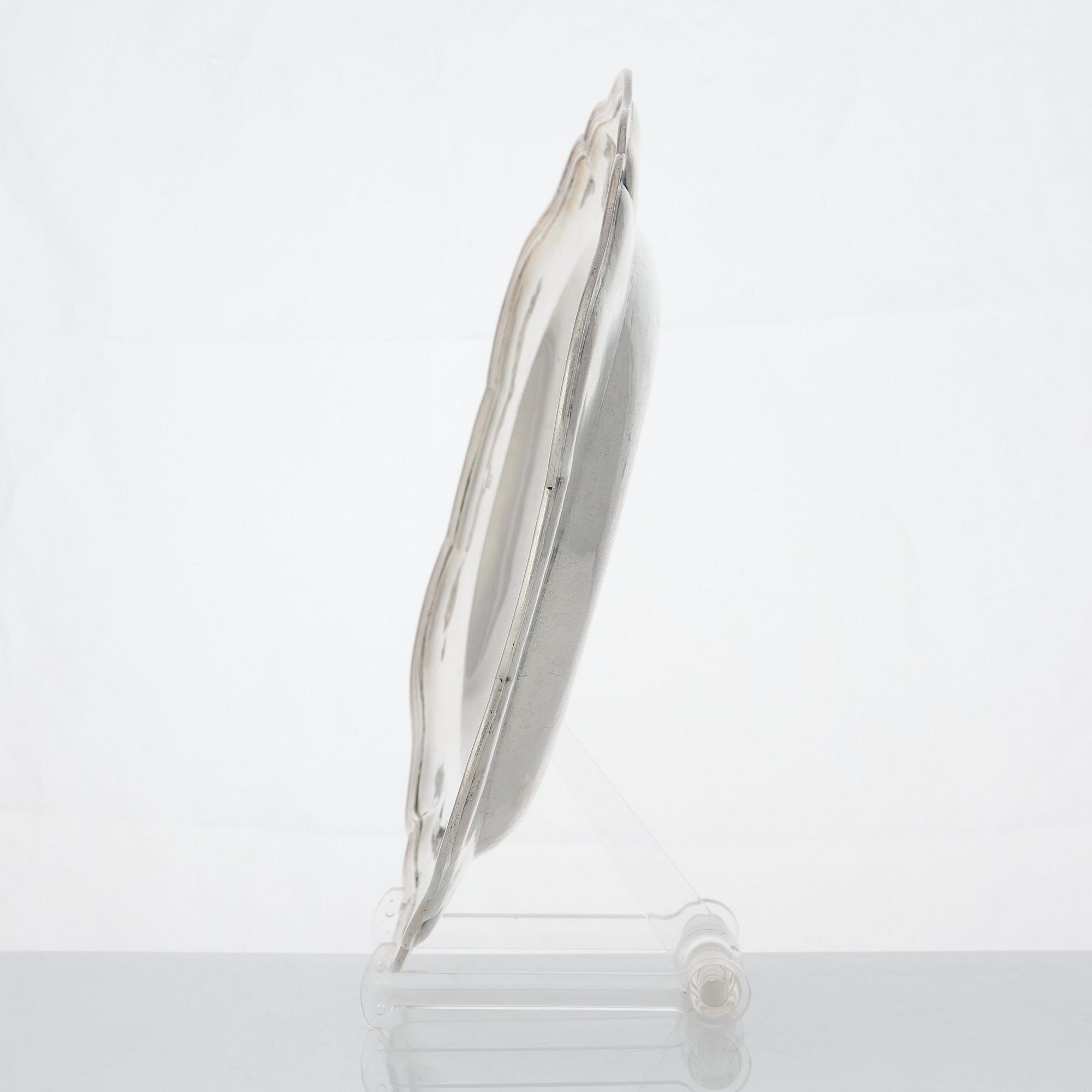 Nils Dahl, fat, ett par, silver, Linköping 1770. Rokoko.