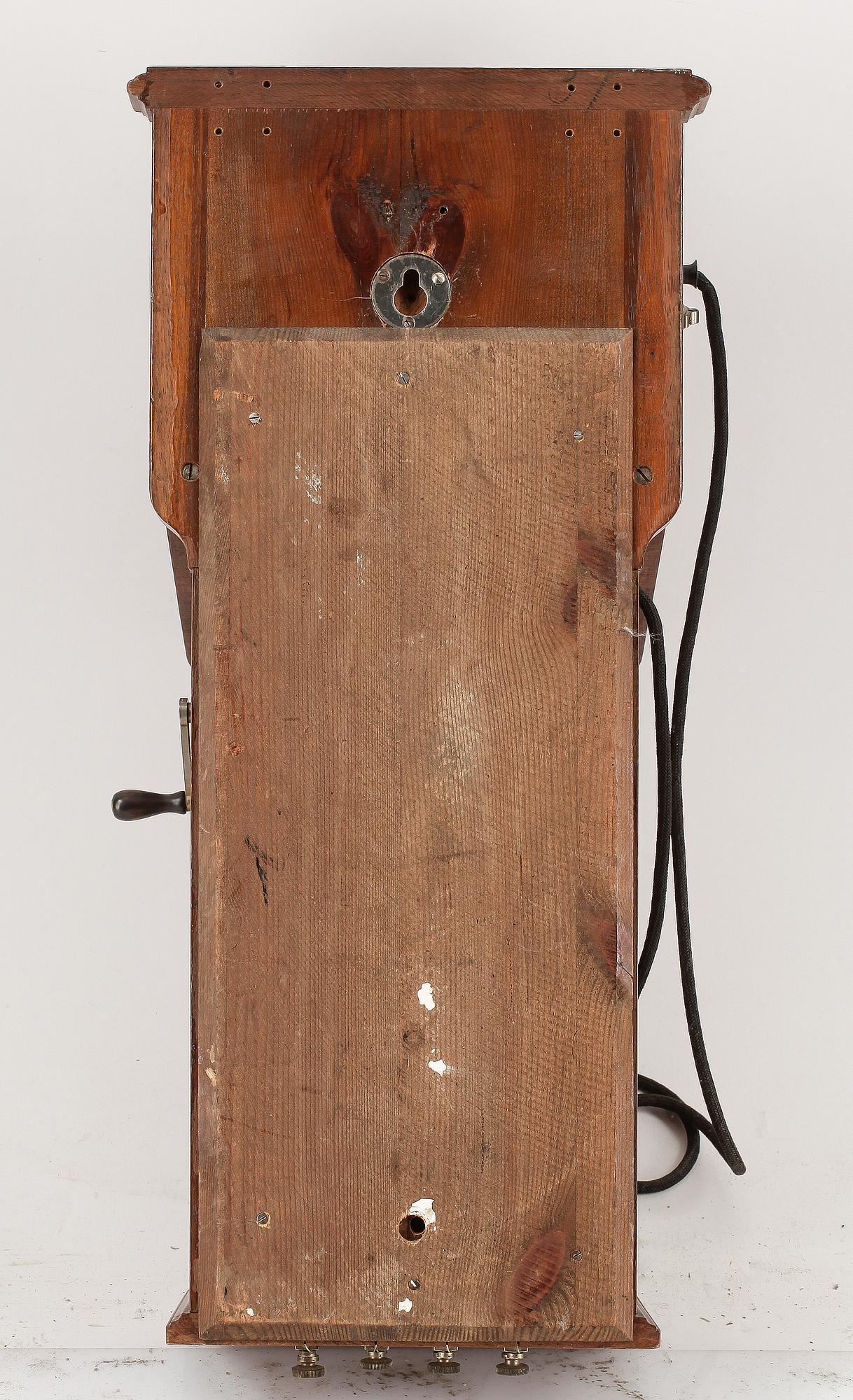 VÄGGTELEFON, LM Ericsson, 1800-talets slut.