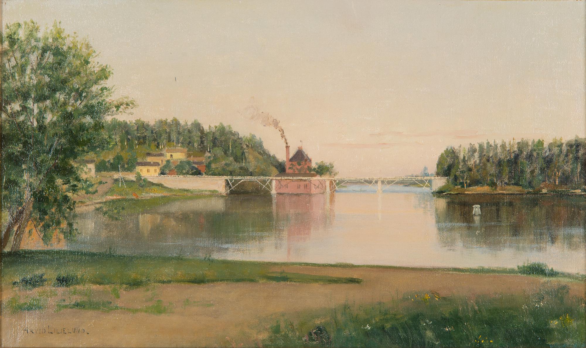 Arvid Liljelund, The Old Bridge over Jyränki.