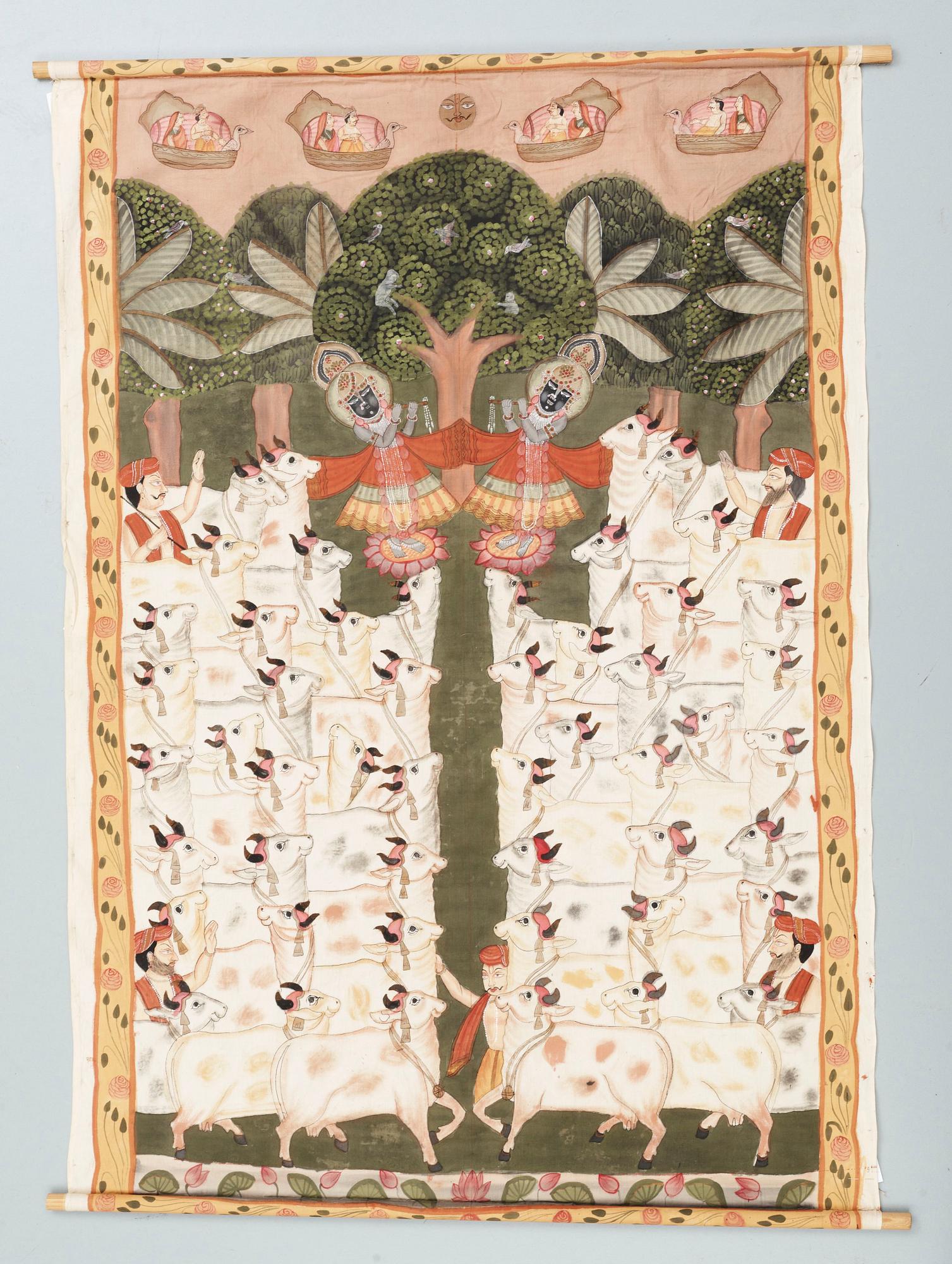 VÄGGBONAD, Indien, 1900-tal.