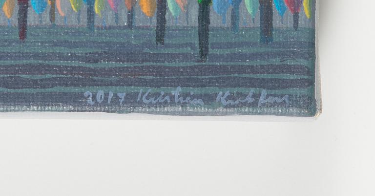 Kristian Krokfors, oil on canvas, signed and dated 2013.