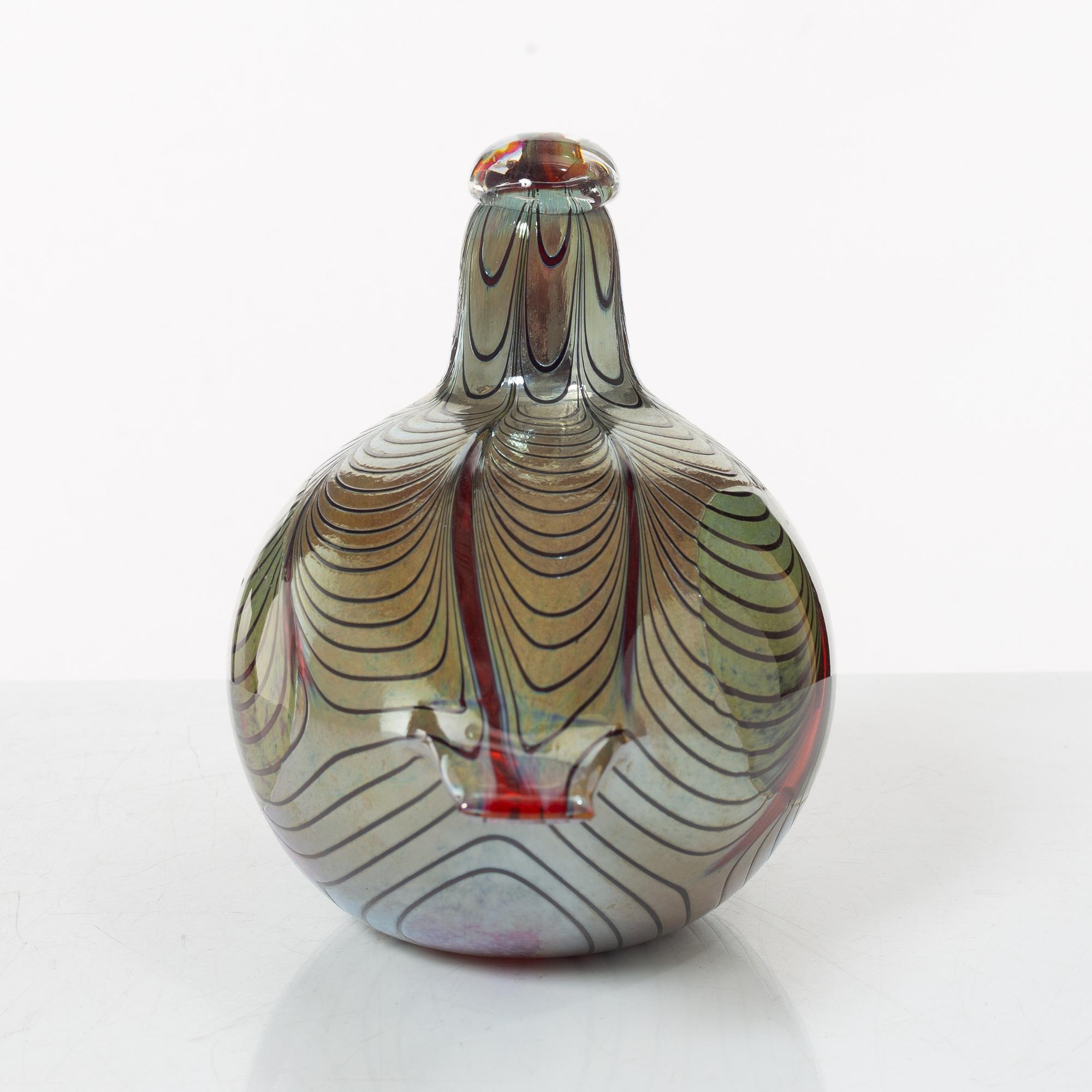 Oiva Toikka, fågel, glas, Nuutajärvi, Notsjö, Finland.