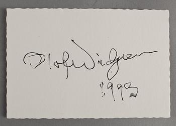 PARTI BLANDADE AUTOGRAFER, ca 250 st, bla Ulf Lundell, Nanna Svartz, Tore Wretman, Barbara Cartland, egenhändiga.