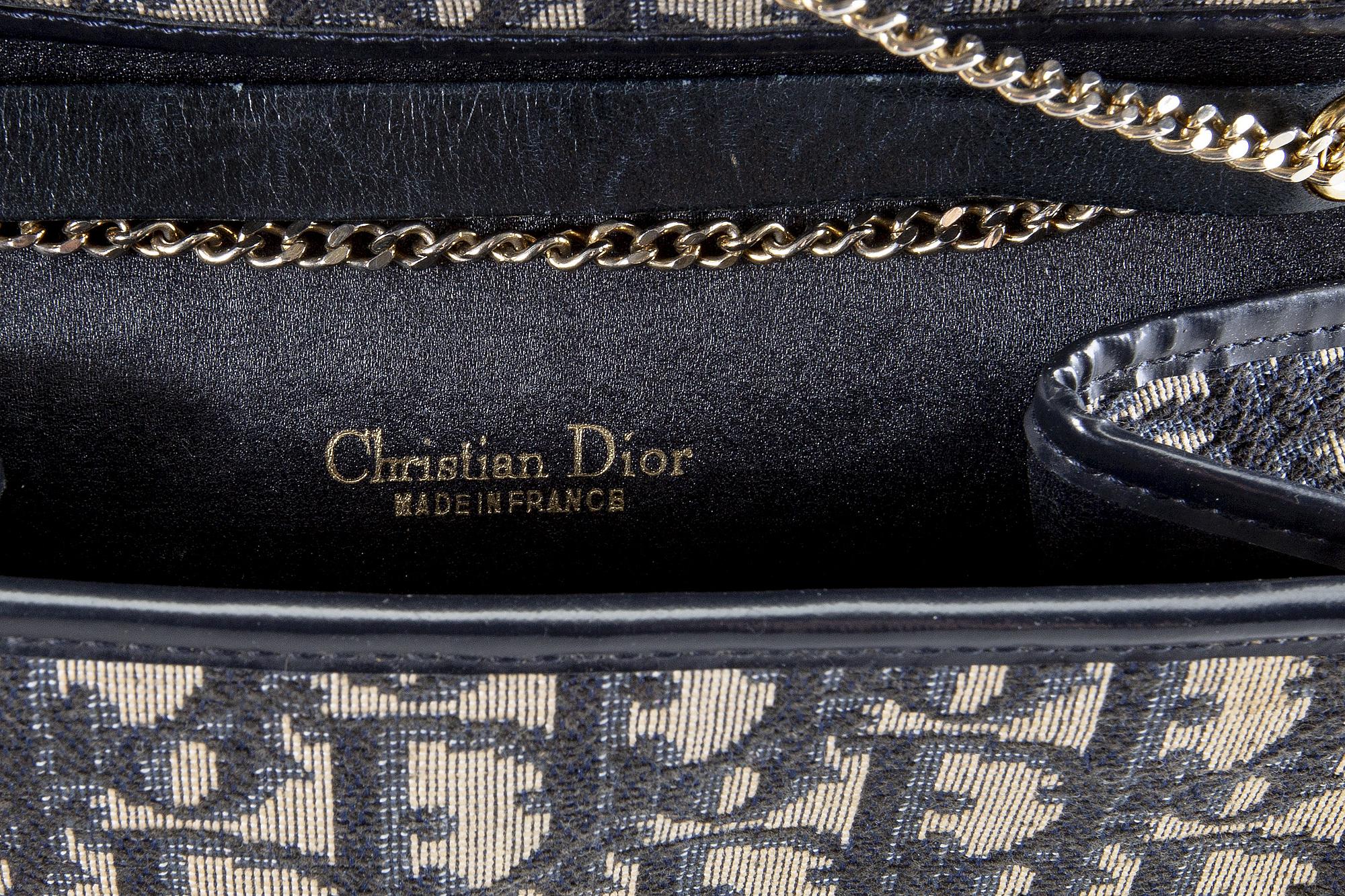 Christian Dior, two canvas handbags.