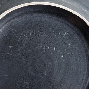 Friedl Holzer-Kjellberg, malja, keramiikkaa, signeerattu -F.H.Kj- Arabia.