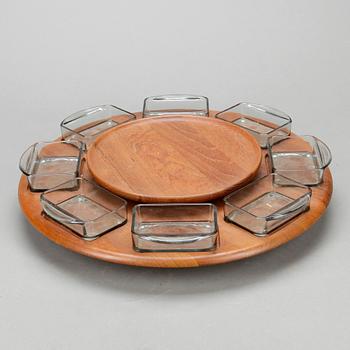 SERVERINGSSNURRA, sk Lazy Susan, Digsmed, Danmark, 1960-tal.