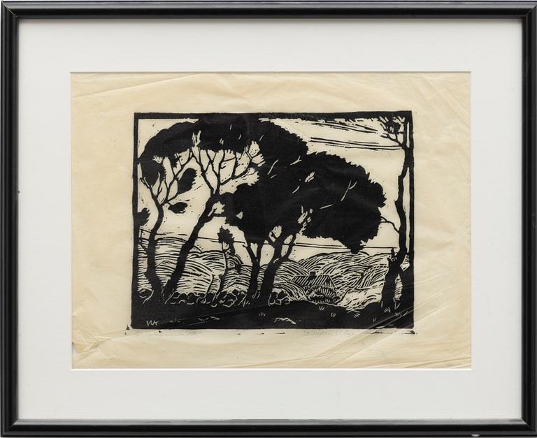 Wilhelm Kåge, Four linoleum cuts.