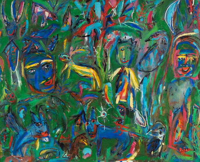 Björn Björnholt, oil on canvas, signed.