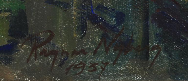 RAGNAR NYBERG, olja på duk, sign och dat 1937.