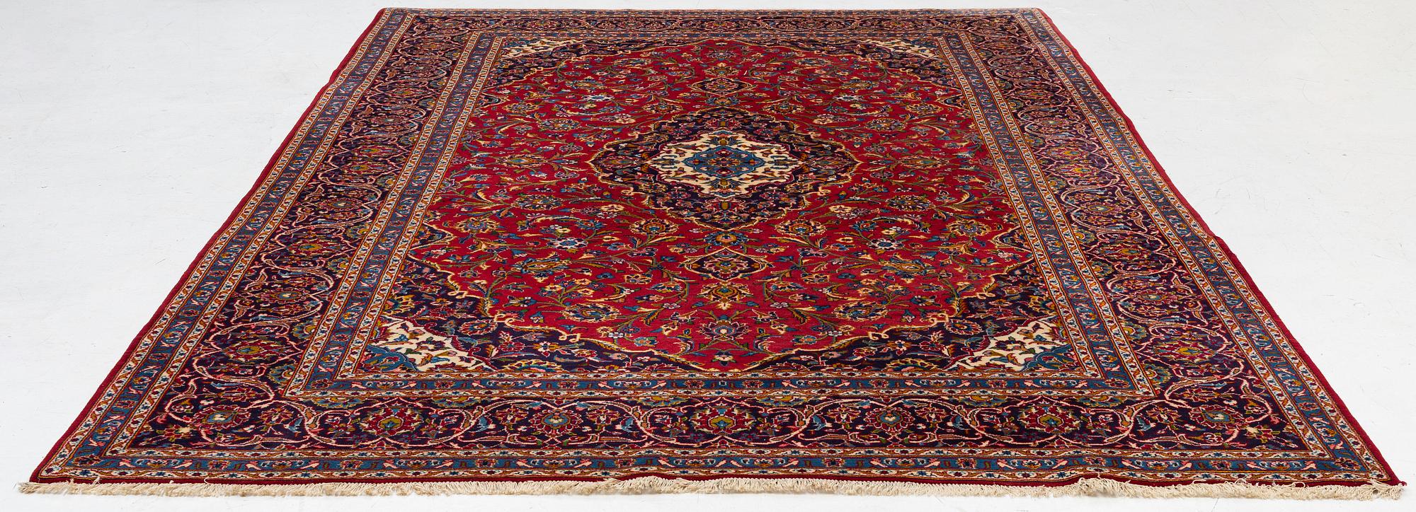 Carpet, Keshan, approx. 360 x 250 cm.