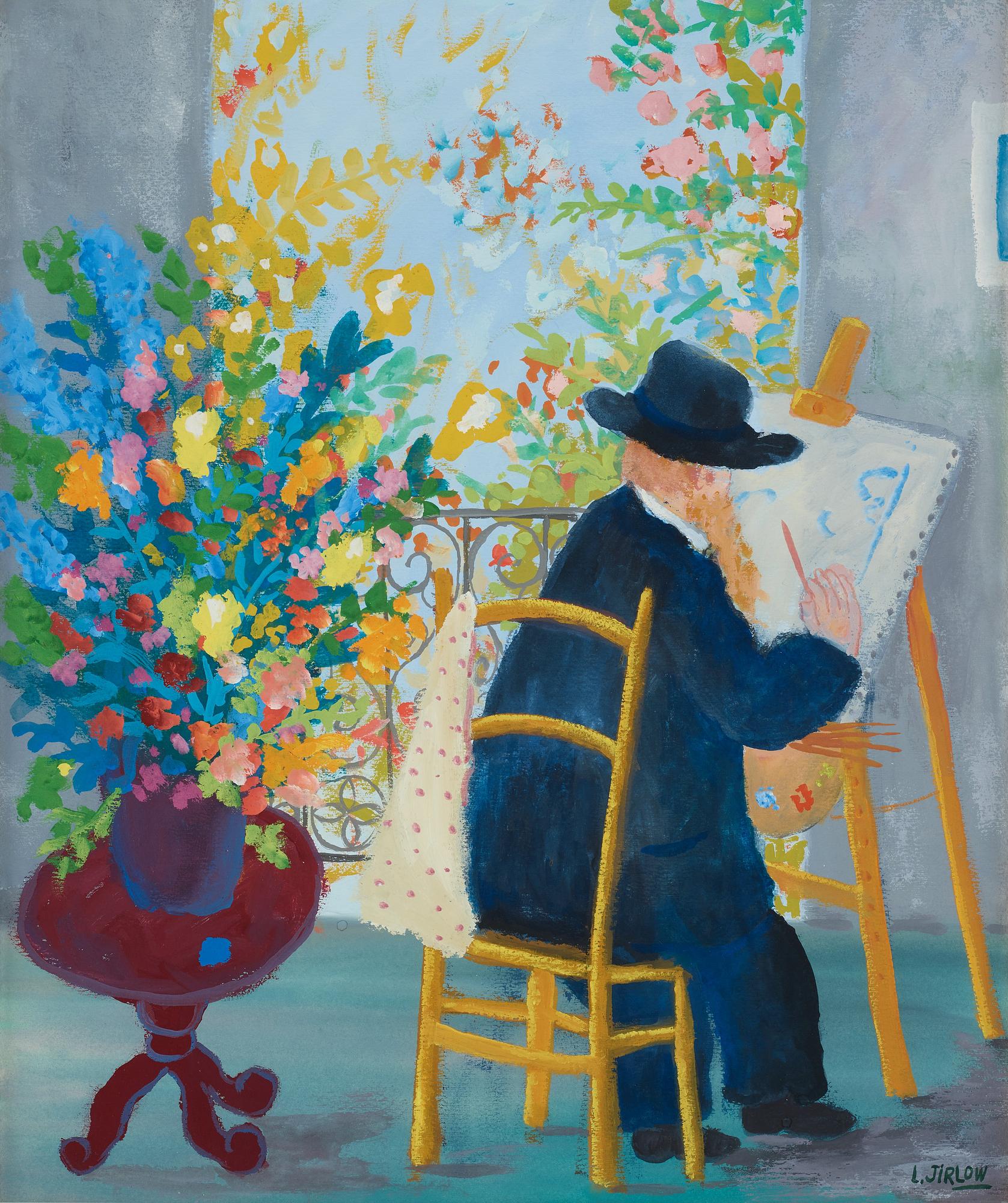 Lennart Jirlow, "I konstnärens ateljé".